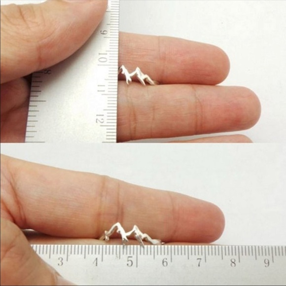 SILVER MOUNTAINTOP FASHION RING - Picture 2 of 3